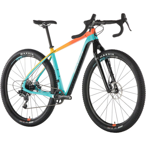 Salsa Cutthroat Force 1 Bike - 29", Carbon, Teal/Orange Fade, X-Large