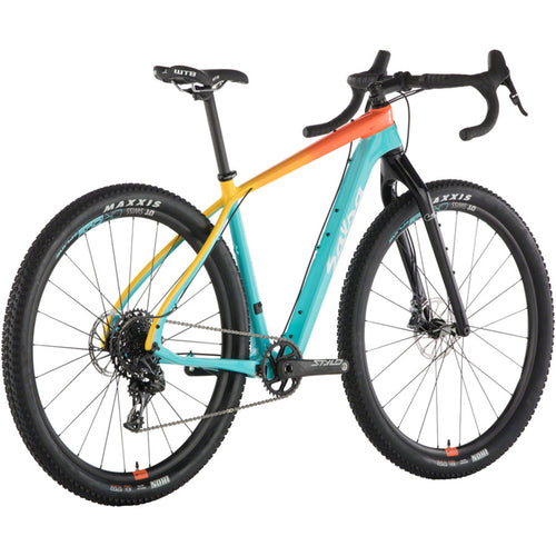 Salsa Cutthroat Force 1 Bike - 29", Carbon, Teal/Orange Fade, X-Large