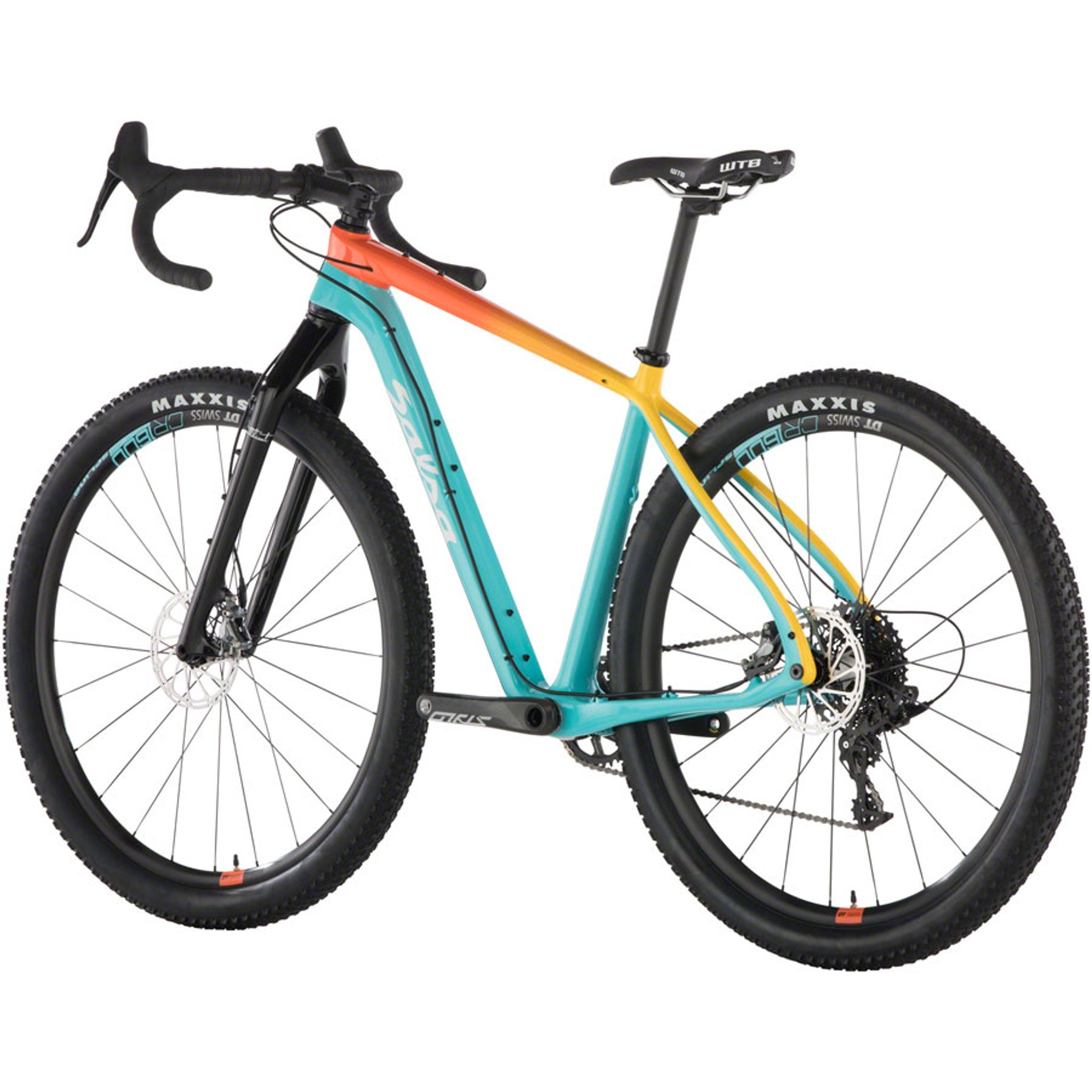 Salsa Cutthroat Force 1 Bike - 29", Carbon, Teal/Orange Fade, X-Large