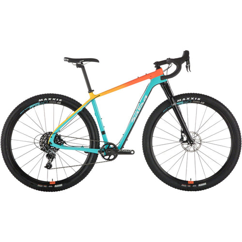 Salsa Cutthroat Force 1 Bike - 29", Carbon, Teal/Orange Fade, X-Large