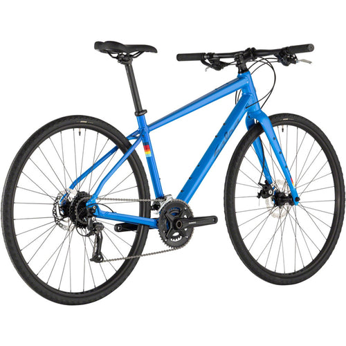 Journeyer Flat Bar Altus 700 Bike - Blue