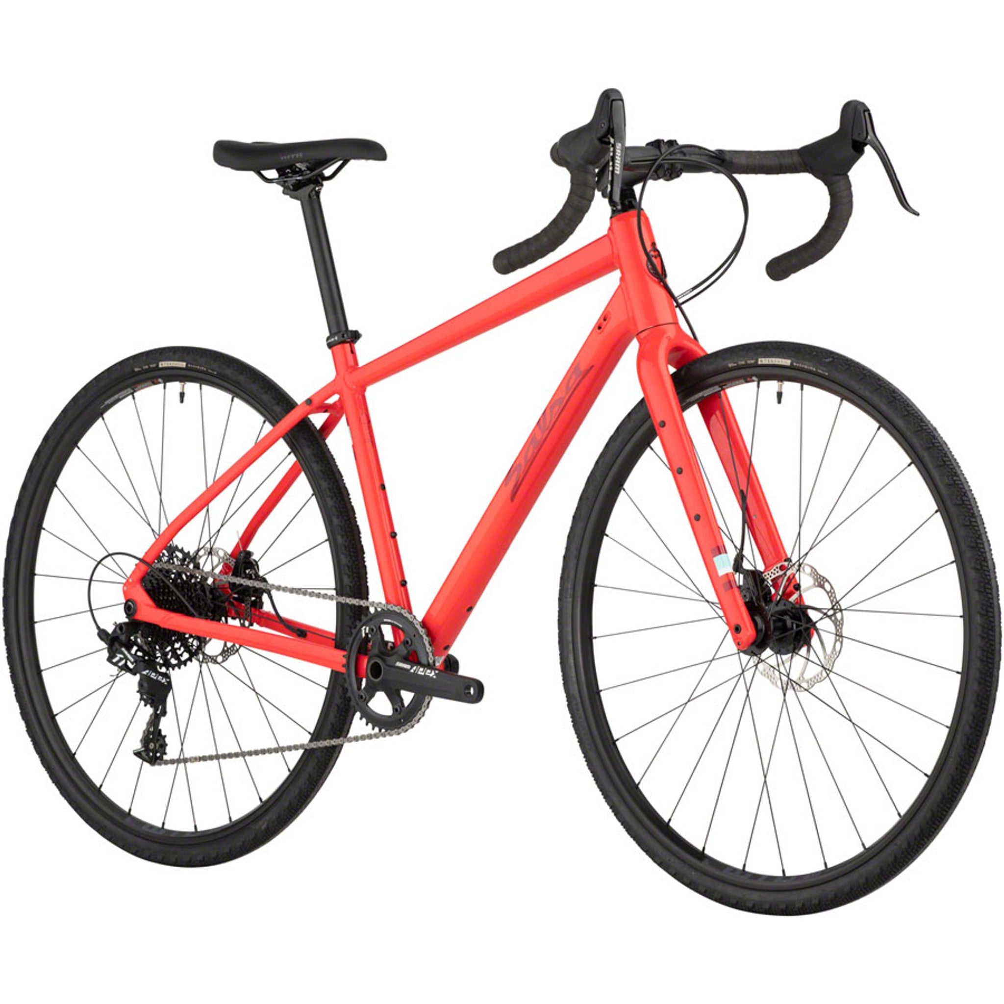 Journeyer Apex 1 700 Bike - Red Orange