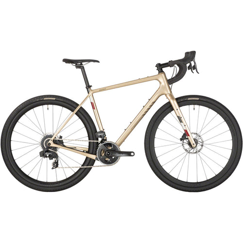 Salsa Warbird Carbon AXS Wide Bike - 700c, Carbon, Gold, 52.5cm