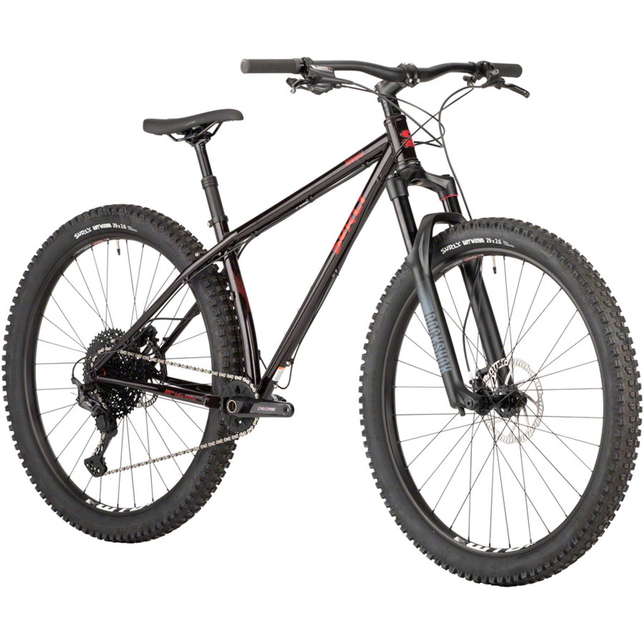 Krampus Front Suspension Bike - 29", Steel, Demonic Sparkle Party, Large