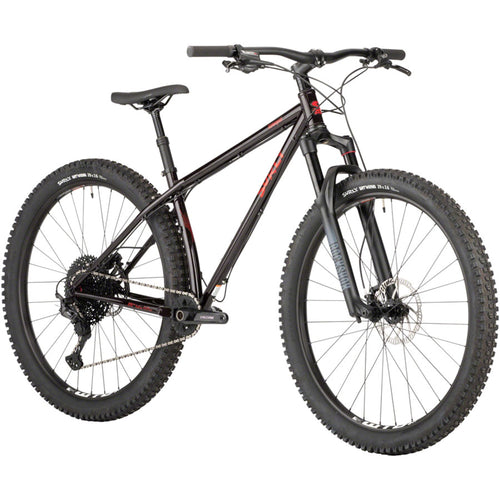 Krampus Front Suspension Bike - 29", Steel, Demonic Sparkle Party, Large
