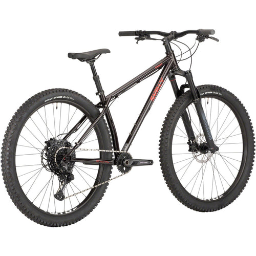 Krampus Front Suspension Bike - 29", Steel, Demonic Sparkle Party, Large