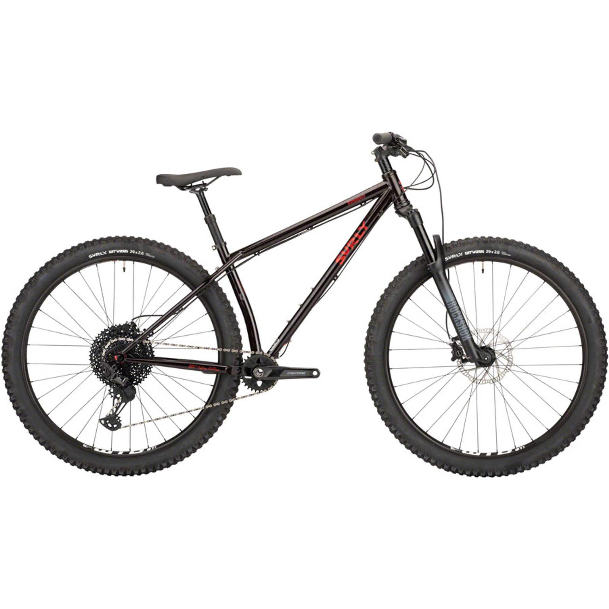 Krampus Front Suspension Bike - 29", Steel, Demonic Sparkle Party, Large