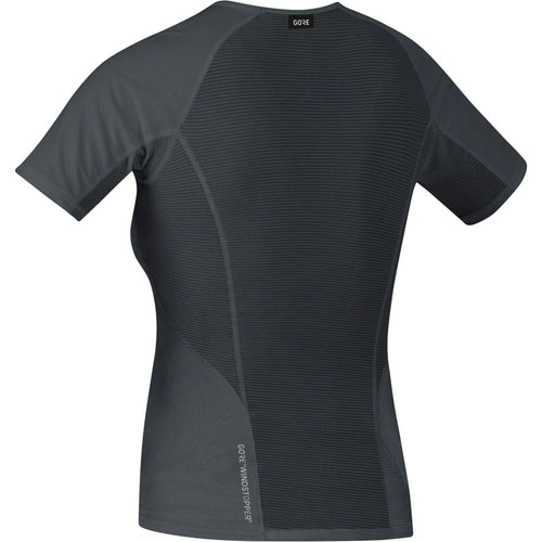 M Windstopper Base Layer Shirt - Black, Women's, Large