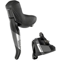 SRAM Apex Disc Brake and Lever - Left/Rear, Flat Mount, 2-Piston, 20mm Offset, Black, A1