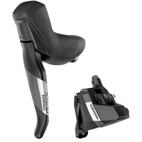 SRAM Apex Disc Brake and Lever - Left/Rear, Flat Mount, 2-Piston, 20mm Offset, Black, A1