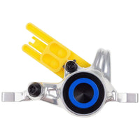 MT8/MT6/MT Trail SL Disc Brake Caliper - Rear, Post Mount, 2-Piston, Chrome/Blue