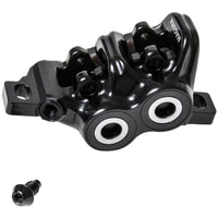 Magura MT5/MT Trail Sport Disc Brake Caliper - Front or Rear, Post Mount, 4-Piston, Black/Silver