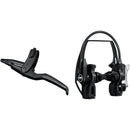 HS11 Linear Pull Brake and Lever - Front or Rear, 4-Finger Lever, Black