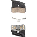 N04C-MF Disc Brake Pads and Springs - Metal Compound, Finned Alloy and Stainless Steel Back Plate, One Pair