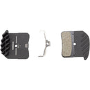 H03A-RF Disc Brake Pad and Spring - Resin Compound, Finned Alloy Back Plate, One Pair