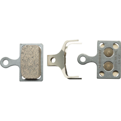 K04Ti-MX Disc Brake Pads and Spring - Metal Compound, Titanium Back Plate, One Pair