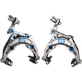 eeBrake Magnum Limited Edition Road Caliper Brake Set - Regular Mount, Gunmetal Gray/Blue