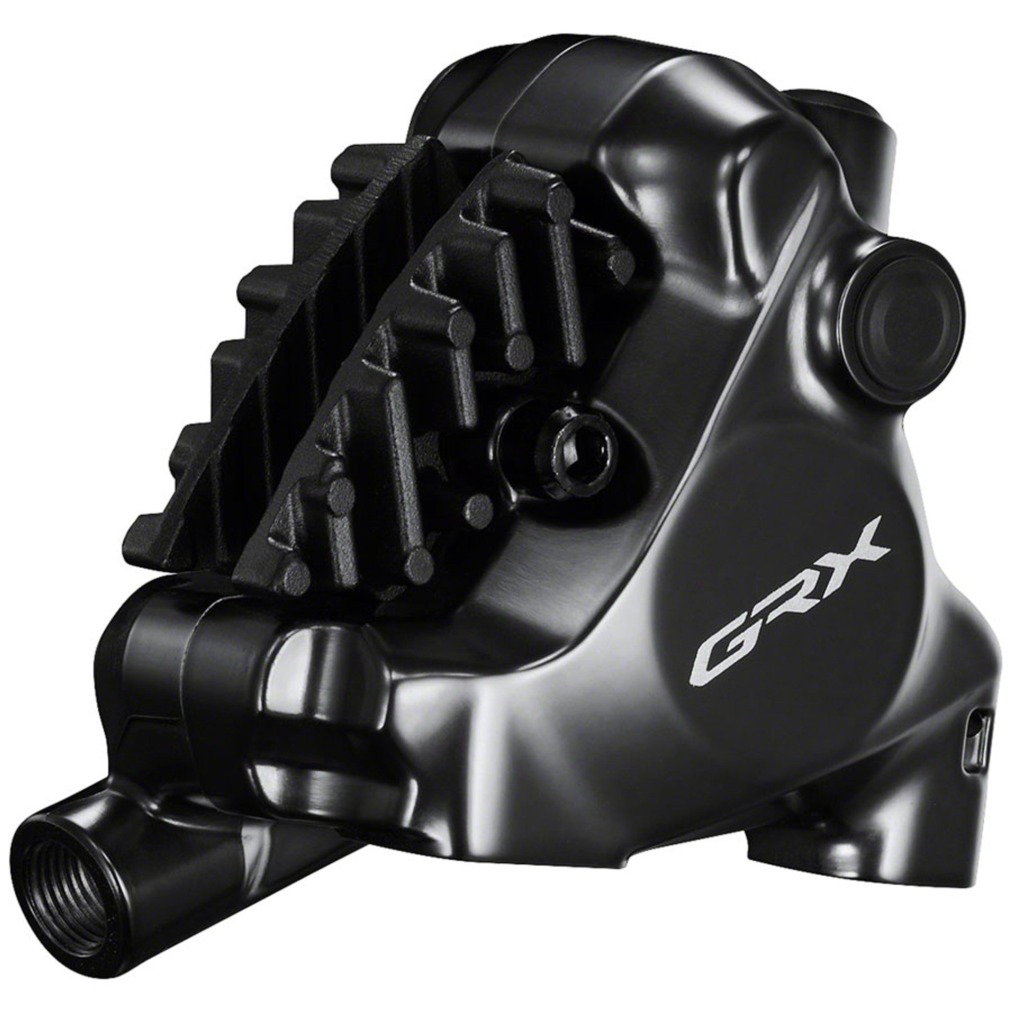 Shimano GRX BR-RX820 Hydraulic Disc Brake Caliper - Front, Flat-Mount, W/Bracket for 140/160mm Rotor (Assembled for 160mm)