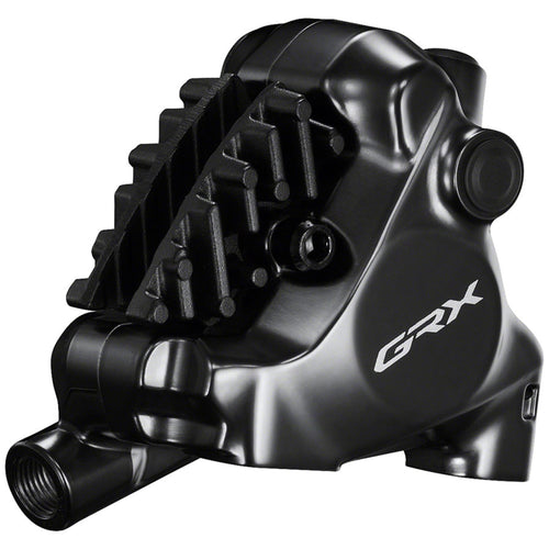 Shimano GRX BR-RX820 Hydraulic Disc Brake Caliper - Front, Flat-Mount, W/Bracket for 140/160mm Rotor (Assembled for 160mm)