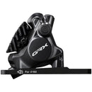 Shimano GRX BR-RX820 Hydraulic Disc Brake Caliper - Front, Flat-Mount, W/Bracket for 140/160mm Rotor (Assembled for 160mm)