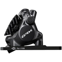 Shimano GRX BR-RX820 Hydraulic Disc Brake Caliper - Front, Flat-Mount, W/Bracket for 140/160mm Rotor (Assembled for 160mm)