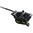 Gustav Pro Disc Brake and Lever - Front or Rear, Post Mount, 4-Piston, Black/Anthracite Gray