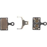 K04S-MX Disc Brake Pads and Springs - Metal Compound, Stainless Steel Back Plate, Pair
