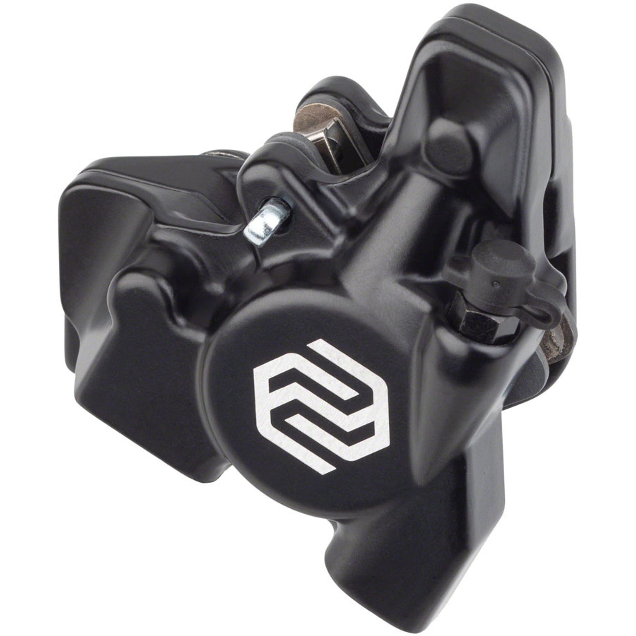 F1 DSK-927 Disc Brake Caliper - Front or Rear, Hydraulic, Flat Mount, Black
