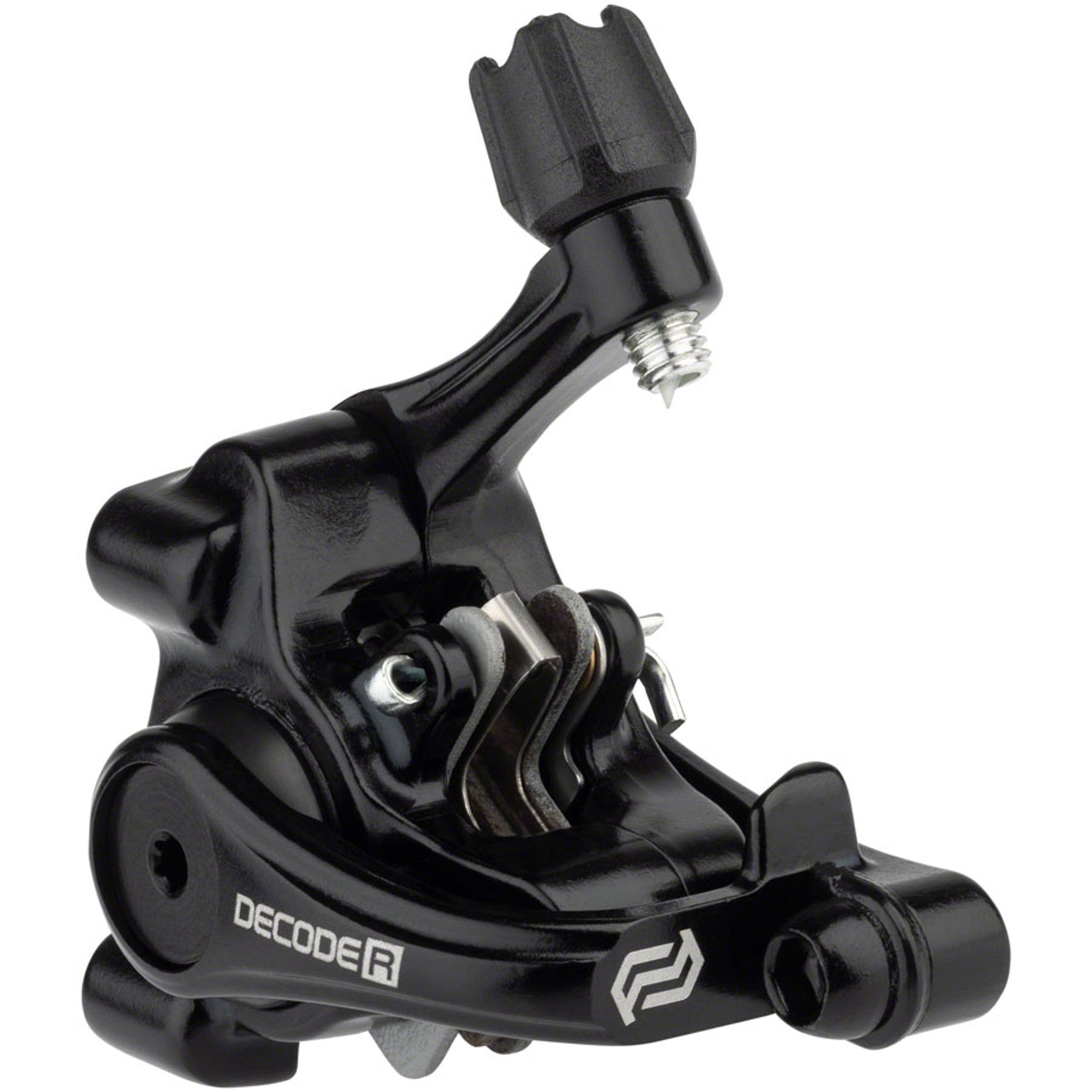Decode R DSK-718R Disc Brake Caliper - Short Pull Road, Mechanical, Flat Mount, Black