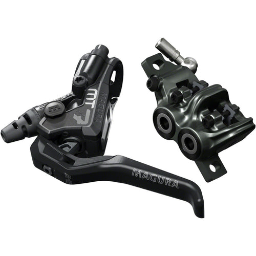 MT7 HCW Disc Brake and Lever - Front or Rear, Hydraulic, Post Mount, Black/Gray