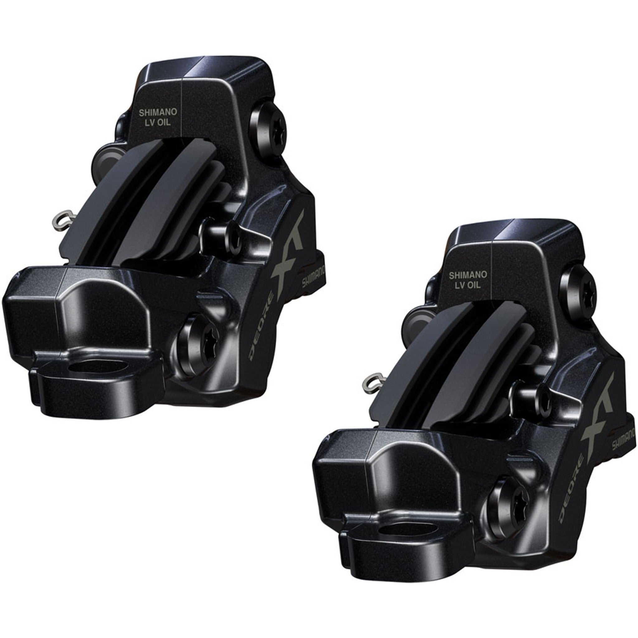 Shimano Deore XT M8200/8220 Disc Brake Upgrade Kit - Right and Left BL-M8200 Levers, Post Mount, Front and Rear BR-M8220 4-Piston Calipers