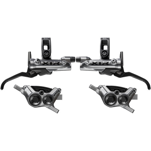 Shimano XTR M9220 Enduro Disc Brake Upgrade Kit - Right and Left BL-M9220 Levers, Post Mount, Front and Rear BR-M9220 4-Piston Calipers