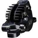 Shimano Deore XT BR-M8200 XC Disc Brake Caliper - Front or Rear, Post Mount, 2-Piston, Includes J04C-MF Finned Metal Pads, Black