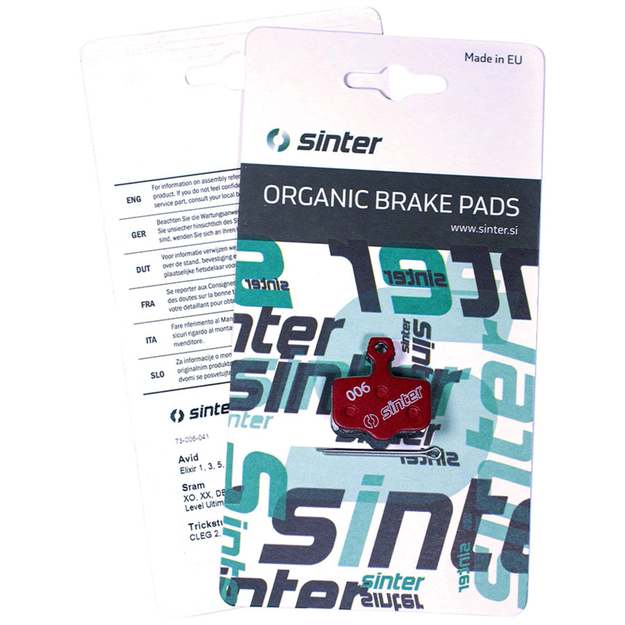 Red s514 Compound Organic Disc Brake Pads