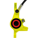 MT8 Raceline Disc Brake and Lever - Front or Rear, Hydraulic, Post Mount, Black/Neon Yellow