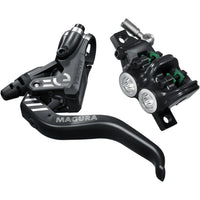 MT5 eSTOP Disc Brake and Lever - Front or Rear, Hydraulic, Post Mount, Black