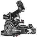 MD-C550 Dual-Piston Cable Actuated Mechanical Flat Mount Disc Caliper for Road Short-Pull Levers, Black