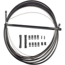 SRAM Stainless Steel Shift Cable and Housing Kit - Road/MTB, 4mm, Reinforced Linear Strand, Black