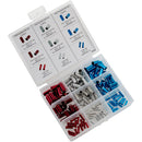 Housing End Cap Combo Kit Red / Silver / Blue Alloy