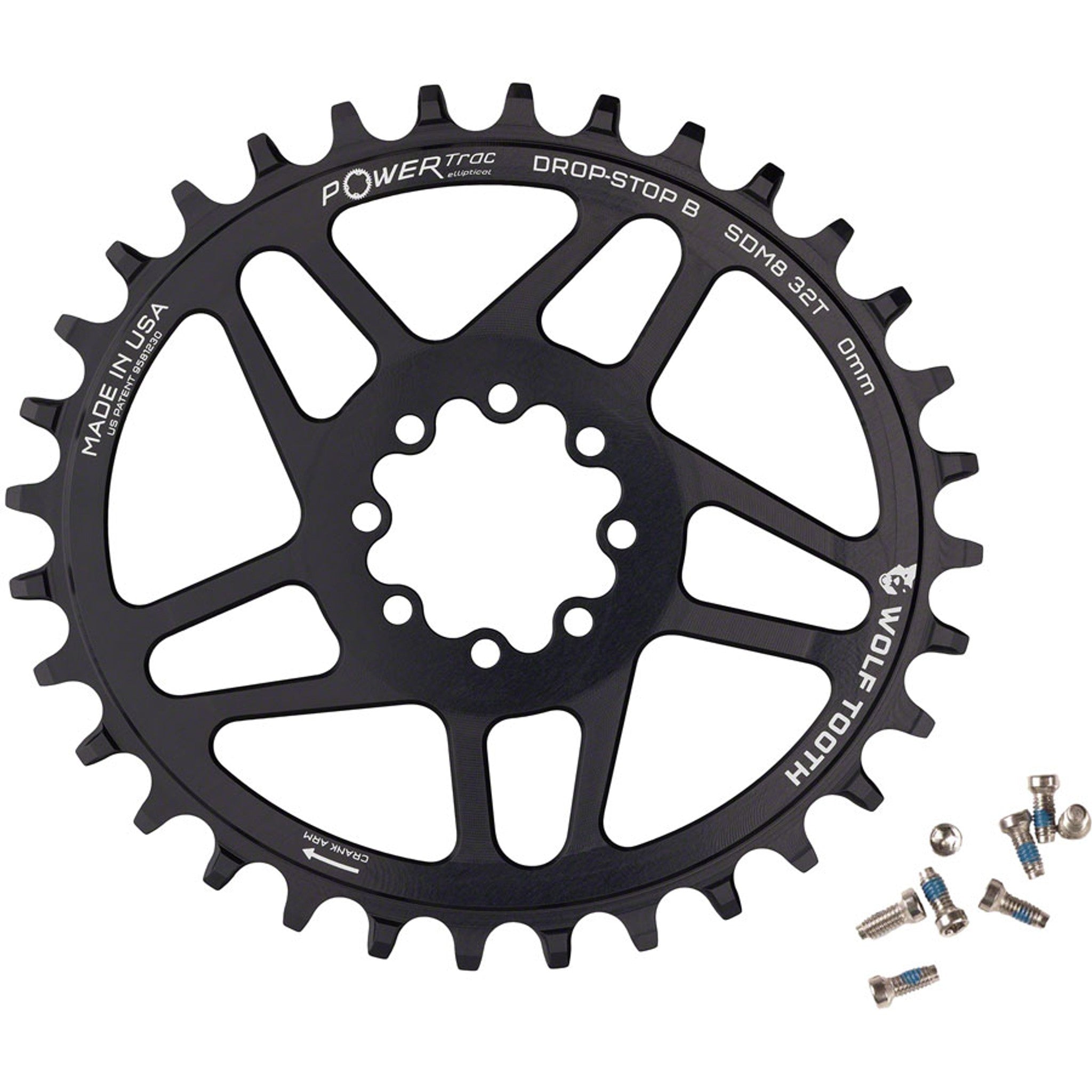 SRAM Elliptical 8-Bolt Direct Mount Chainrings