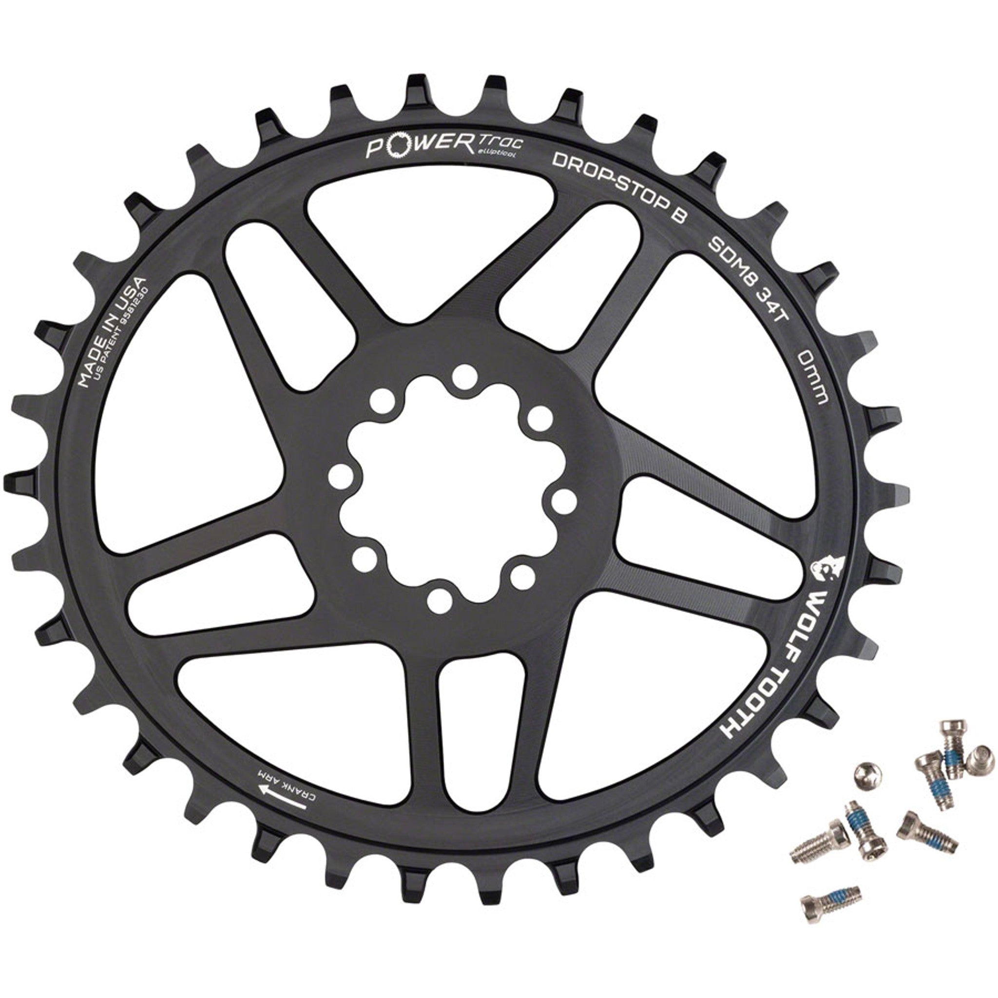 SRAM Elliptical 8-Bolt Direct Mount Chainrings
