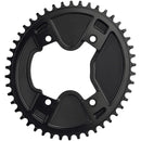 Elliptical Aero 110 Asymmetric BCD Chainring - 46t, 110 Asymmetric BCD, 4-Bolt, Drop-Stop ST, For Shimano GRX 800 Series, Black