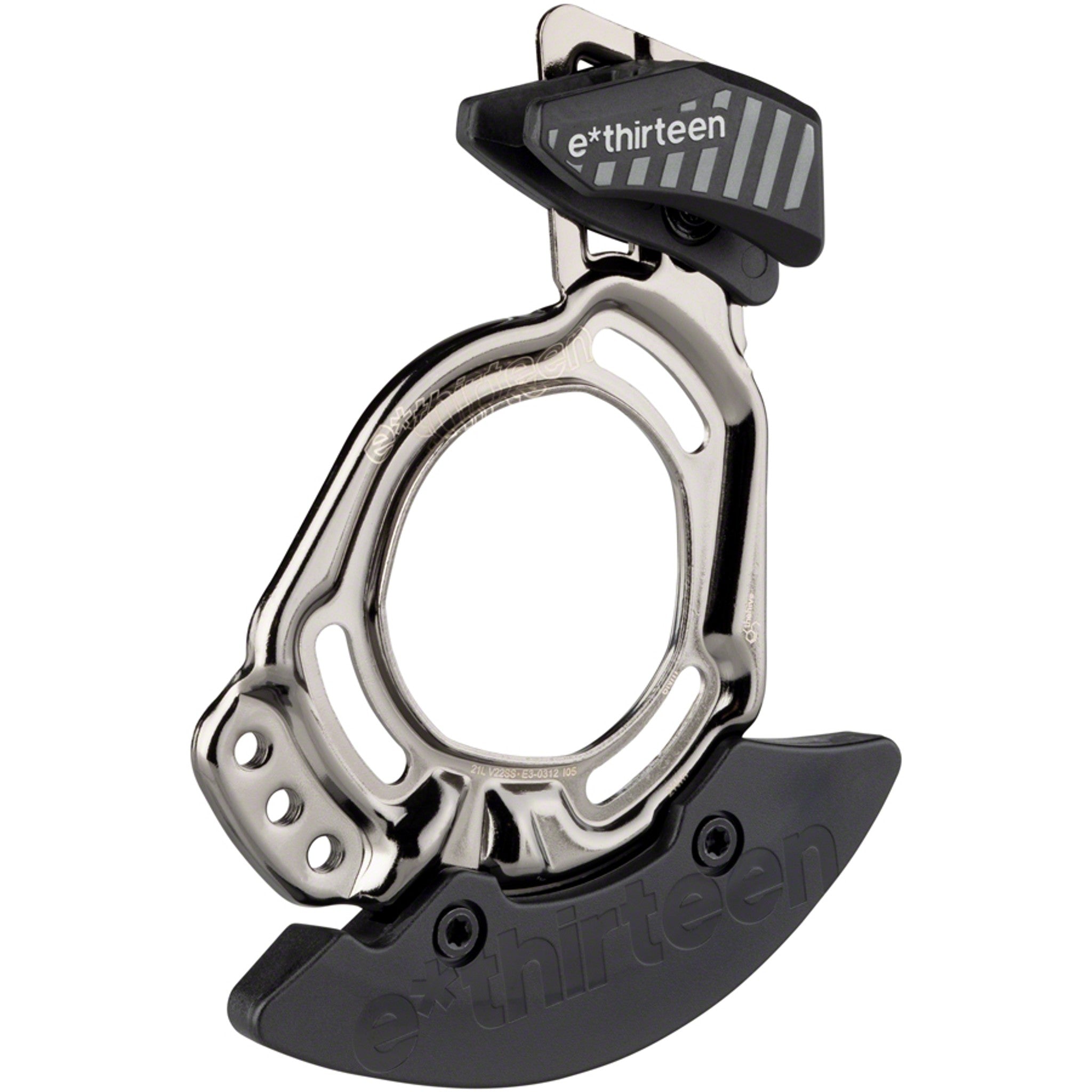 TRS Chain Guide - Fits 28-38T, with Compact Slider and Bash Guard, Black