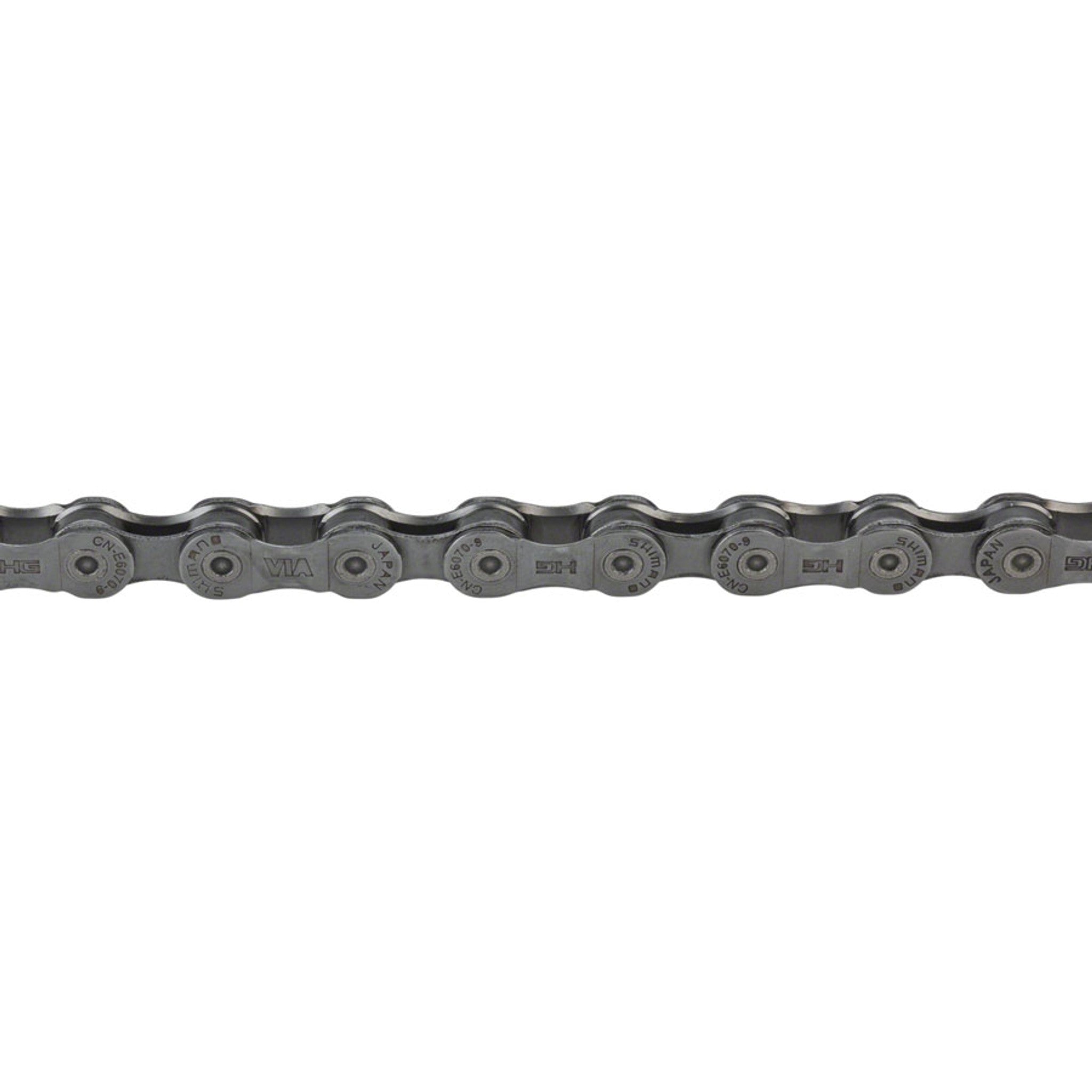 STEPS CN-E6070-9 Ebike Chain - 9-Speed, Gray, Gray