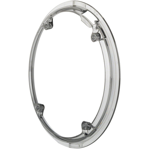 SR Suntour Chainguard: 42t Outer Ring, Smoke
