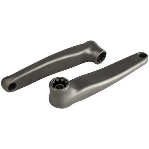 Electric Wings Ebike Crank Arm Set - Titanium, 165mm, ISIS Spindle, Fits Bosch, Brose, Fazua Ride 50, Panasonic, TQ, Yamaha