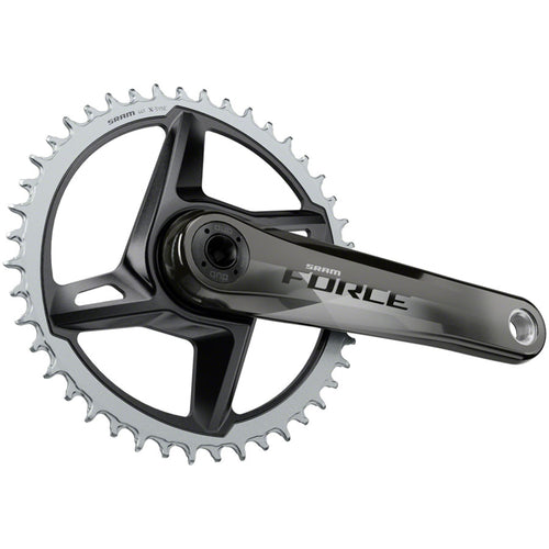 Force 1 AXS Wide Crankset - 170mm, 12-Speed, 40t, 8-Bolt Direct Mount, DUB Spindle Interface, Gloss Natural Carbon, D1
