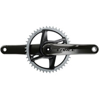 Force 1 AXS Wide Crankset - 170mm, 12-Speed, 40t, 8-Bolt Direct Mount, DUB Spindle Interface, Gloss Natural Carbon, D1