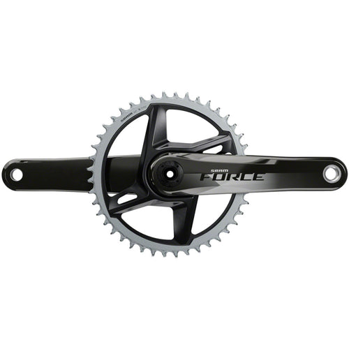 Force 1 AXS Wide Crankset - 170mm, 12-Speed, 40t, 8-Bolt Direct Mount, DUB Spindle Interface, Gloss Natural Carbon, D1