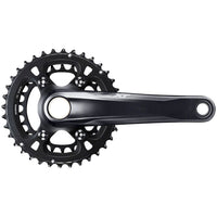 Deore XT FC-M8100-2 Crankset - 175mm, 12-Speed, 36/26t, Direct Mount, Hollowtech II Spindle Interface, Black